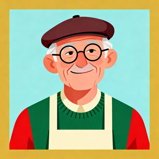 George — the corner-shop owner